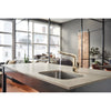 Delta Pivotal Modern Polished Nickel Finish Single Handle Pull Out Kitchen Faucet D4193PNDST