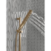 Delta Champagne Bronze Finish H2Okinetic 4-Setting Modern Slide Bar Hand Shower with Hose D51140CZ