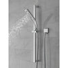 Delta Chrome Finish H2Okinetic Modern 3-Setting Slide Bar Hand Shower with Hose D51799