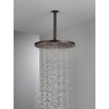Delta Venetian Bronze Finish 11-3/4" Large Round 2.5 GPM Single-Setting Modern Metal Raincan Shower Head D52158RB25