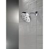 Delta Chrome Finish H2Okinetic Single-Setting Round Metal Raincan Shower Head D52175