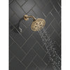 Delta Champagne Bronze Finish H2Okinetic 5-Setting Transitional Raincan Shower Head D52666CZ