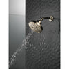 Delta Polished Nickel Finish H2Okinetic 5-Setting Contemporary Raincan Shower Head D52668PN