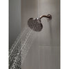Delta Venetian Bronze Finish H2Okinetic 5-Setting Contemporary Raincan Shower Head D52668RB