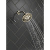 Delta Polished Nickel Finish H2Okinetic 5-Setting Traditional Raincan Shower Head D52669PN