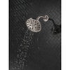 Delta Stainless Steel Finish H2Okinetic 5-Setting Traditional Raincan Shower Head D52669SS