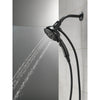 Delta Matte Black Finish SureDock 7-Setting Shower Arm Mount Hand Sprayer D54710BLPK