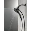 Delta Matte Black Finish SureDock 7-Setting Shower Arm Mount Hand Sprayer D54710BLPK