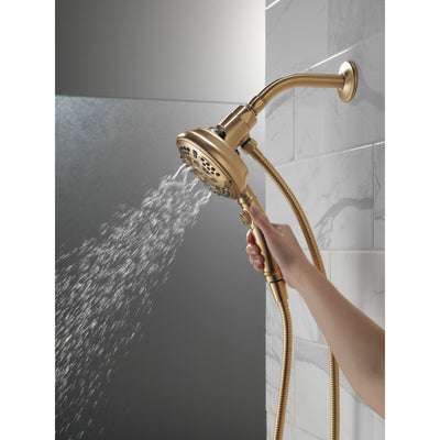 Delta Champagne Bronze Finish SureDock 7-Setting Shower Arm Mount Hand Sprayer D54710CZPK