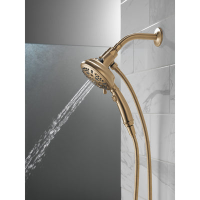 Delta Champagne Bronze Finish SureDock 7-Setting Shower Arm Mount Hand Sprayer D54710CZPK