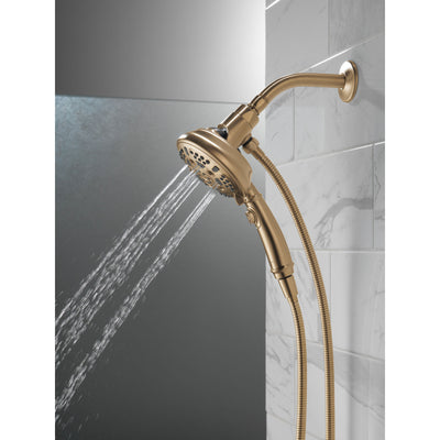 Delta Champagne Bronze Finish SureDock 7-Setting Shower Arm Mount Hand Sprayer D54710CZPK
