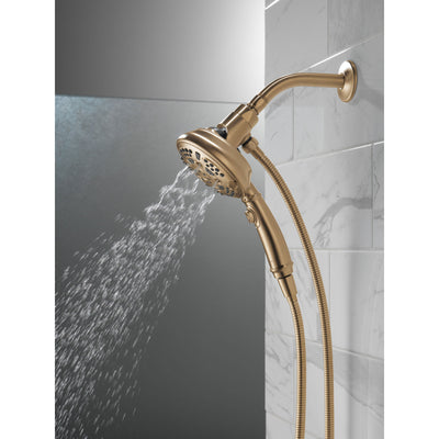 Delta Champagne Bronze Finish SureDock 7-Setting Shower Arm Mount Hand Sprayer D54710CZPK
