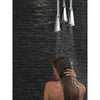 Delta Chrome Finish 2.5 GPM Zura H2OKinetic Pendant Triple Ceiling Mount Raincan Shower Head D5714025