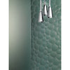 Delta Chrome Finish 2.5 GPM Zura H2OKinetic Pendant Triple Ceiling Mount Raincan Shower Head D5714025