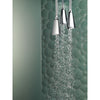 Delta Chrome Finish 2.5 GPM Zura H2OKinetic Pendant Triple Ceiling Mount Raincan Shower Head D5714025