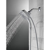Delta Chrome Finish H2Okinetic In2ition 5-Setting Modern Two-in-One Showerhead Hand Shower Combo D58474
