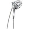 Delta Chrome Finish H2Okinetic In2ition 5-Setting Two-in-One Showerhead and Handheld Sprayer D5848025PK