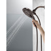 Delta Venetian Bronze Finish H2Okinetic In2ition 5-Setting Two-in-One Showerhead and Handheld Sprayer D58480RB25PK