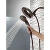 Delta Venetian Bronze Finish In2ition HSSH 2.5 GPM 5-Setting Dual Hand Shower and Showerhead Spray D58569RB25PK