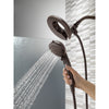 Delta Venetian Bronze Finish In2ition HSSH 2.5 GPM 5-Setting Dual Hand Shower and Showerhead Spray D58569RB25PK