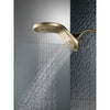Delta Champagne Bronze Finish HydroRain H2Okinetic 5-Setting Two-in-One Shower Head D58581CZPK