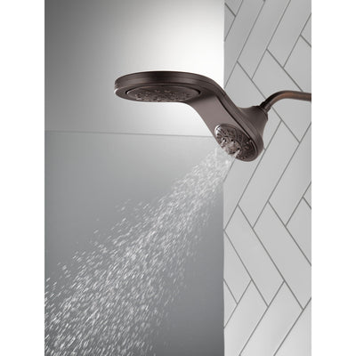 Delta Venetian Bronze Finish HydroRain H2Okinetic In2ition 5-Setting Two-in-One Showerhead D58581RBPK