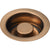 Delta 4-1/2" Brushed Bronze Kitchen Sink Disposal Flange and Stopper 607606