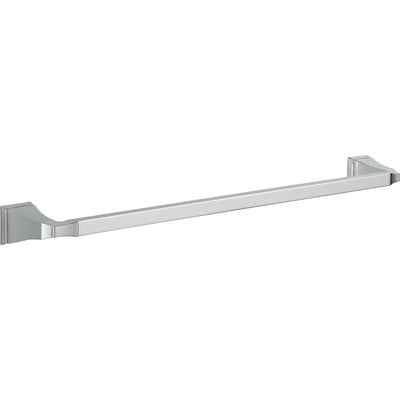 Delta Dryden Chrome STANDARD Bathroom Accessory Set Includes: 24" Towel Bar, Toilet Paper Holder, Robe Hook, and Towel Ring D10032AP