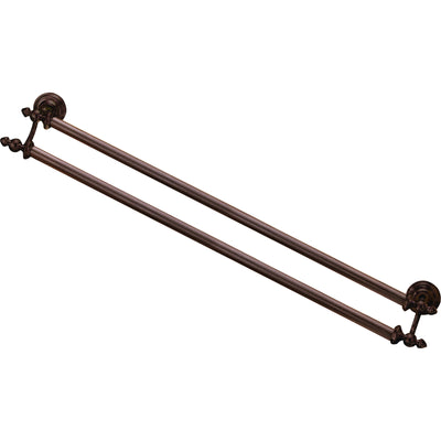 Delta Victorian Venetian Bronze DELUXE Accessory Set: 24" Single and Double Towel Bar, Paper Holder, Robe Hook, Towel Ring, Toilet Tank Lever D10099AP