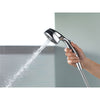 Delta Universal Showering Components Collection Chrome Finish 7-Setting Shower Arm Mount Hand Shower 563832