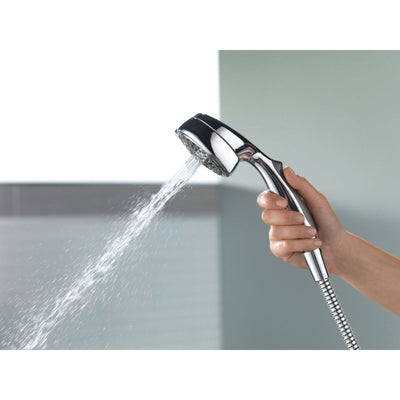 Delta Universal Showering Components Collection Chrome Finish 7-Setting Shower Arm Mount Hand Shower 563832