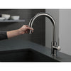Delta Trinsic Black Stainless Steel Finish Single Handle Pull-Down Kitchen Limited Swivel D9159KSLSDST