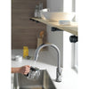 Delta Trinsic Arctic Stainless Steel Finish VoiceIQ Single-Handle Pull-Down Kitchen Faucet with Touch2O Technology D9159TVARDST
