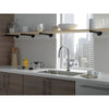 Delta Trinsic Arctic Stainless Steel Finish VoiceIQ Single-Handle Pull-Down Kitchen Faucet with Touch2O Technology D9159TVARDST