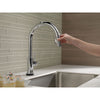 Delta Trinsic Chrome Finish VoiceIQ Single-Handle Pull-Down Kitchen Faucet with Touch2O Technology D9159TVDST