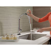 Delta Trinsic Chrome Finish VoiceIQ Single-Handle Pull-Down Kitchen Faucet with Touch2O Technology D9159TVDST
