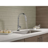 Delta Trinsic Chrome Finish VoiceIQ Single-Handle Pull-Down Kitchen Faucet with Touch2O Technology D9159TVDST
