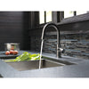 Delta Trinsic Black Stainless Steel Finish Single Handle Pull-Down Bar/Prep Kitchen Limited Swivel D9959KSLSDST