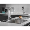 Delta Pivotal Arctic Stainless Steel Finish Single Handle Pull Down Bar/Prep Faucet D9993ARDST