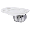 Kingston Brass Chrome Magellan toothbrush/tumbler holder BA606C