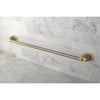 Kingston Satin Nickel/Polished Brass Magellan ii 24" single towel bar BA621SNPB