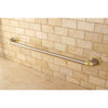 Kingston Satin Nickel/Polished Brass Magellan ii 24" single towel bar BA621SNPB