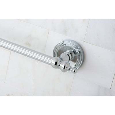 Kingston Brass Chrome Templeton 24" Single Towel Bar Rack BA9911C