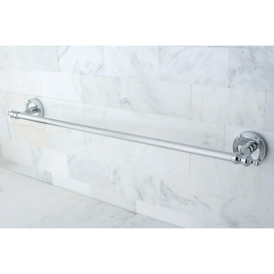 Kingston Brass Chrome Templeton 24" Single Towel Bar Rack BA9911C