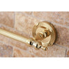 Kingston Brass Polished Brass Templeton 24" Single Towel Bar Rack BA9911PB