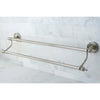 Kingston Brass Polished Nickel Templeton 24" Dual Double Towel Bar Rack BA9913PN