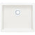 Blanco Precis Undermount Granite 20.75 inch 0-Hole Single Bowl Kitchen Sink in White 335365