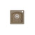 Blanco Diamond Dual Mount Granite 15 inch 1-Hole Single Bowl Bar Sink in Truffle 537986