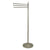 Kingston Satin Nickel pedestal freestanding Tower Rack with Three Bars CC2028