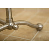 Kingston Satin Nickel Sturdy Heavy Large Pedestal freestanding Towel Rack CC2298